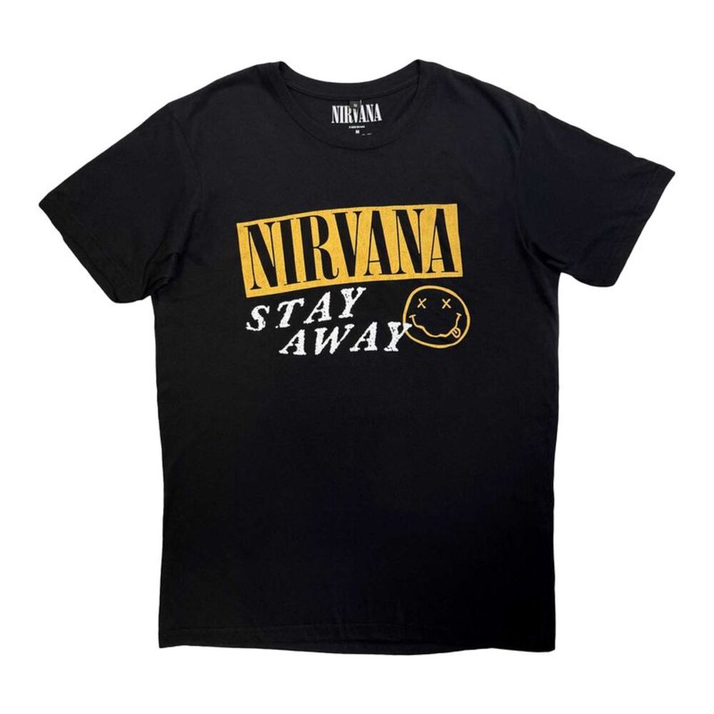 Nirvana Unisex Adult Stay Away T-Shirt / Black
